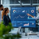 Dashboard view of Zento CRM SaaS showing business performance metrics