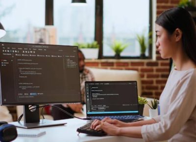 Professional website development services dashboard