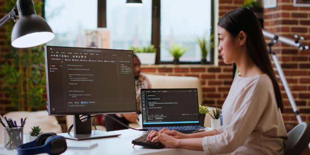Professional website development services dashboard