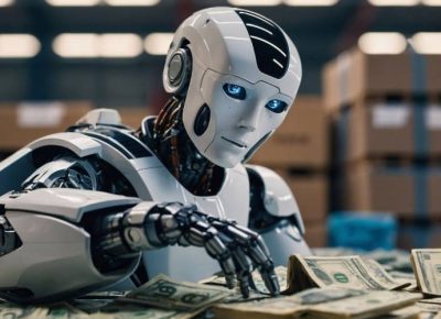 AI Investment Trends Investors analysing AI funding charts